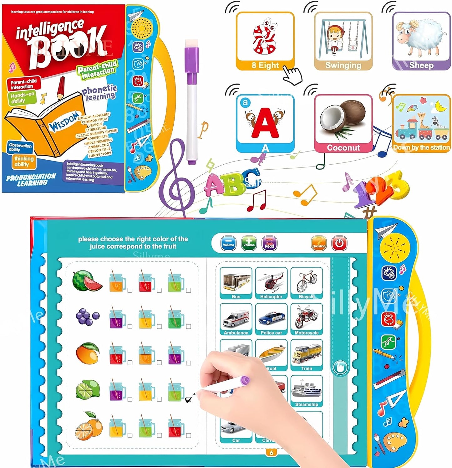 Kids Learning- Intelligence Book Sound Book For Children